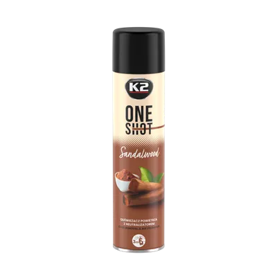 K2 Osvěžovač vzduchu ONE SHOT SANDALWOOD 600ml