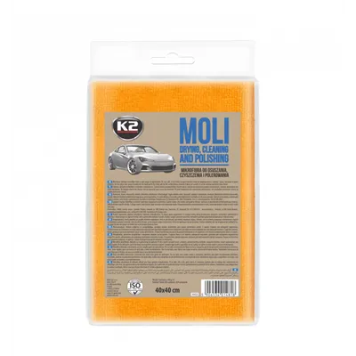 Vysoce absorpční utěrka z mikrovlákna K2 MOLI 40X40 CM