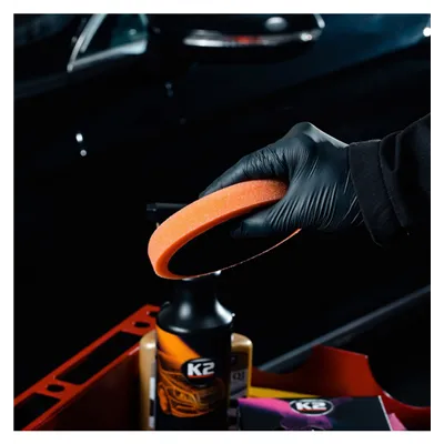 K2 Leštící houba MEDIUM CUT Oranžová