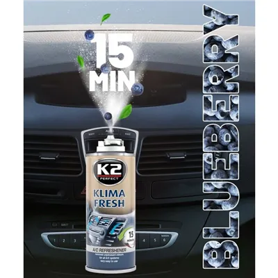 Osvěžovač vzduchu K2 KLIMA FRESH BLUEBERRY 150 ML